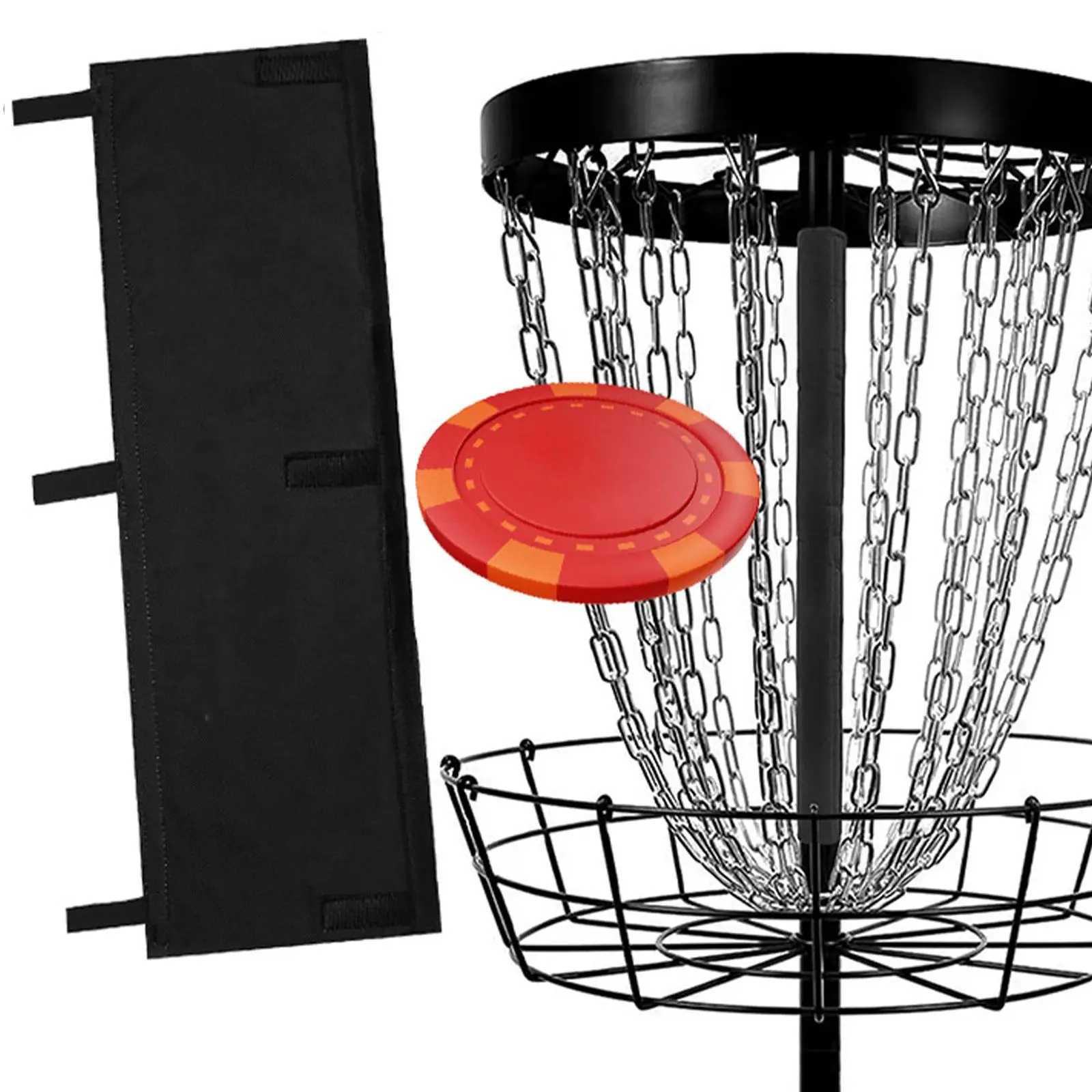 Lightweight Disc Golf Target Noise Canceling Accessories for Basket Practice Shock Absorption Rainproof