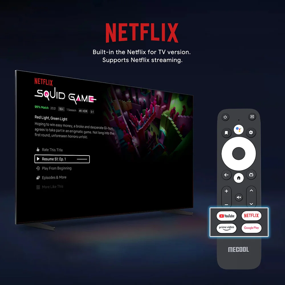 صندوق تلفاز Amlogic-andid 11 ، معتمد من Google Netflix ، Mecool KM2 Plus ، 4K ATV Box ، مشغل وسائط أندرويد ، BT5.0 ، S905X4