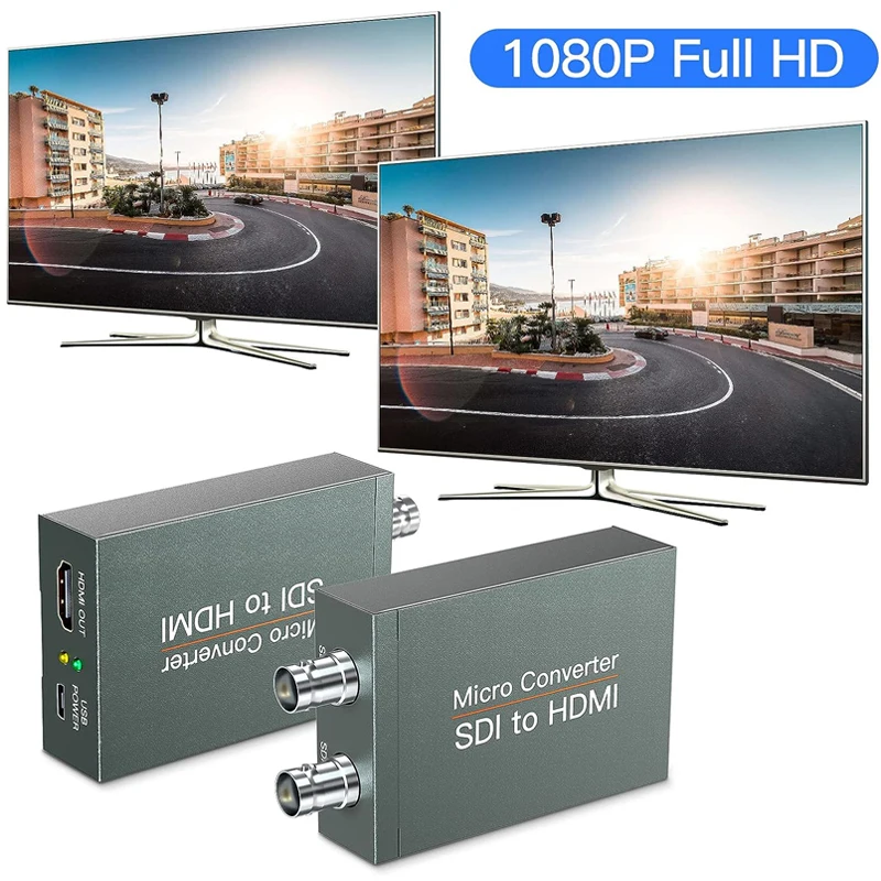 SDI TO HDMI/SDI Converter Applicable to HD-SDI 3G-SDI Signals for SDI DVR Monitor Camera Projector ATCCPYDM M008
