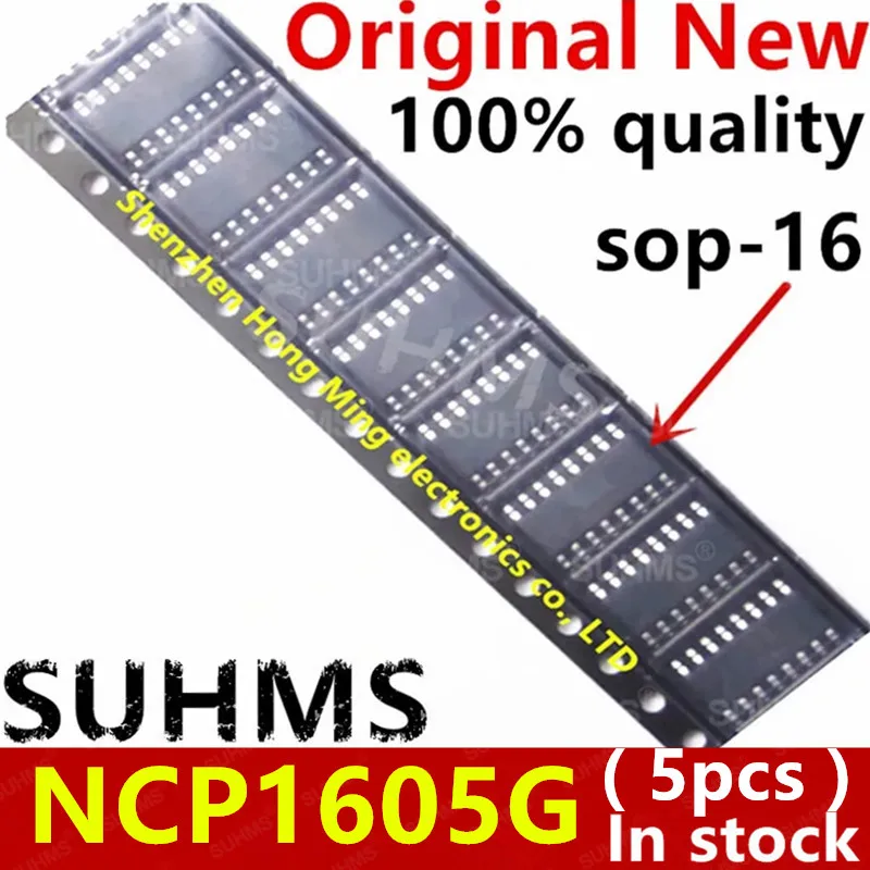 (5 stück) 100% Neue NCP1605G sop-16 Chipsatz