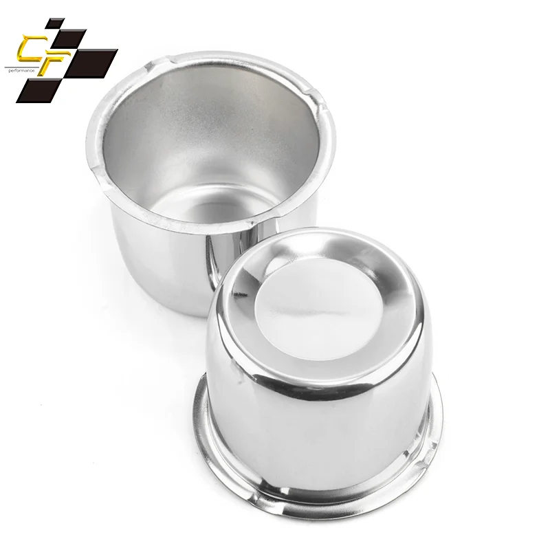 1pc 92mm/3.62in 80mm/3.15in Push Through Center Cap for Hole Bearing Truck/ Trailer Aluminium Concave Car Accessories