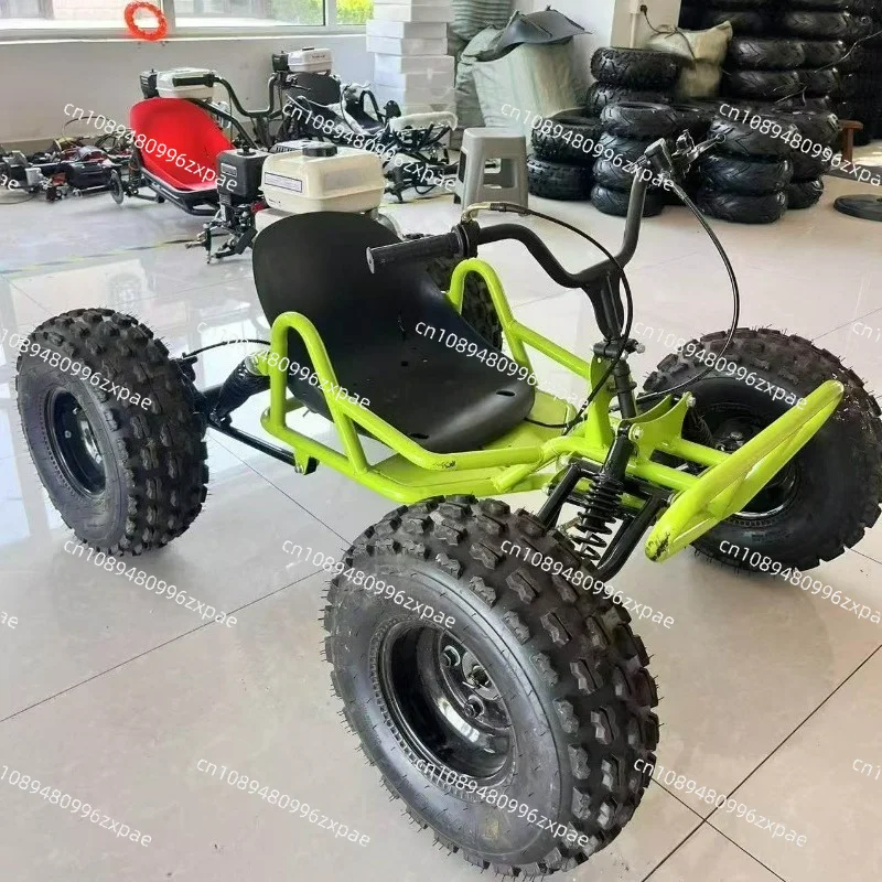 Fuel Electric All Terrain Vehicle Off Road Go Kart Adult Kids Four Wheel Beach Drift Motorcycle Outdoor Toy