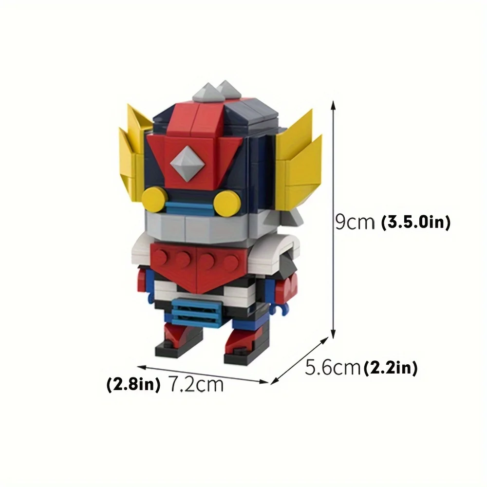 Moc Robot Goldoraked Anime Figure Building Block Technical Mecha Movie Constructor Model Brick Set Children Toys Kid Gifts