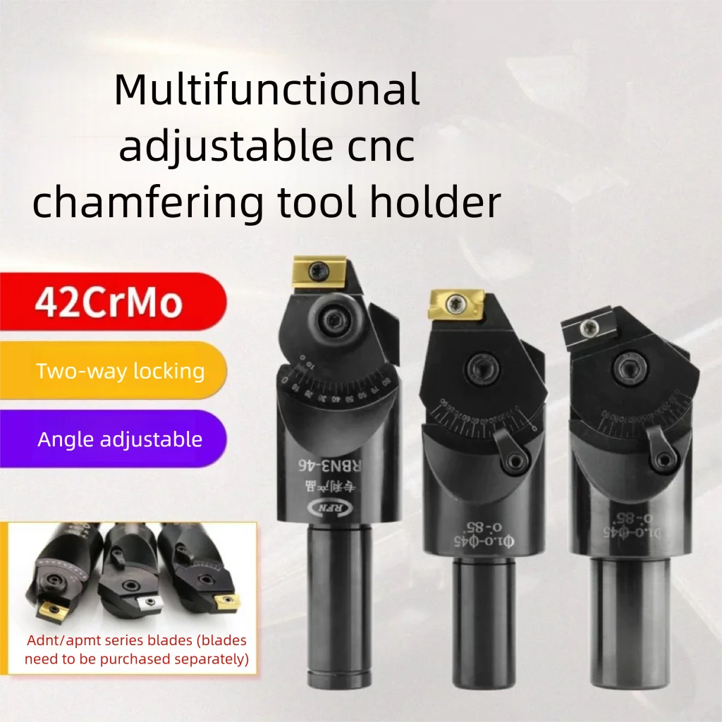 

CNC Adjustable Multi-Function Universal Chamfer Cutter 0-90 Degree Milling Arbor APMT1604 ADNT1603