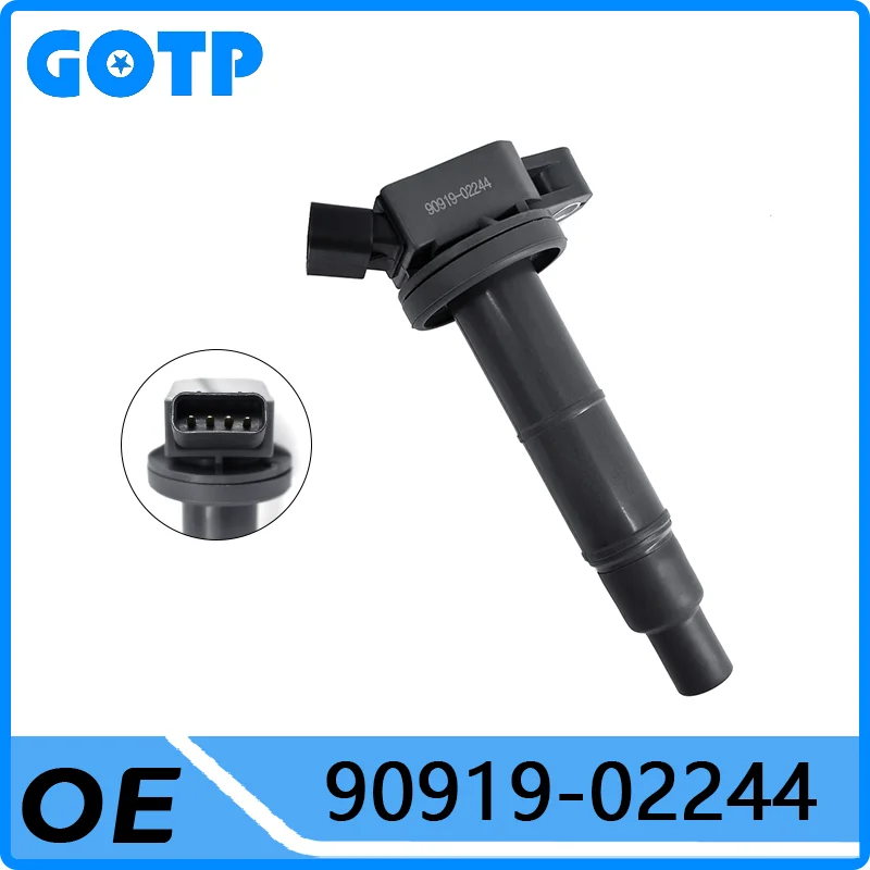 

GOTP Ignition Coil #90919-02244 For TOYOTA Matrix Scion Corolla Blade Avensis Camry Mark Harrier Kluger HIGHLANDER RAV4 Alphard