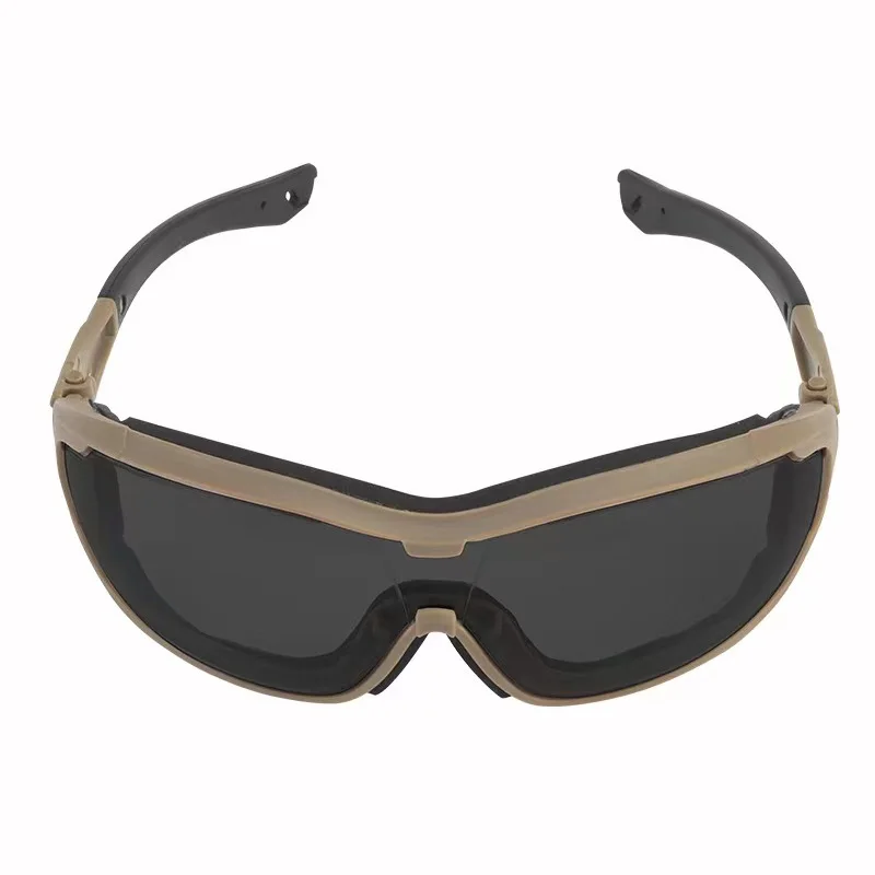 Tactical Goggles Set Airgun Shooting Bulletproof Sunglasses Windproof Dustproof Riding Motorcycle Mountaineering Glasses