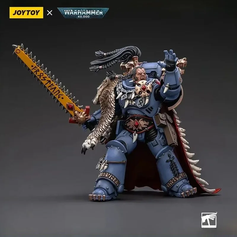 JoyToy Warhammer 40000 1/18 Space Wolves Ragnar Blackmane série figurine militaire Collection Garage Kit modèle Premium cadeau