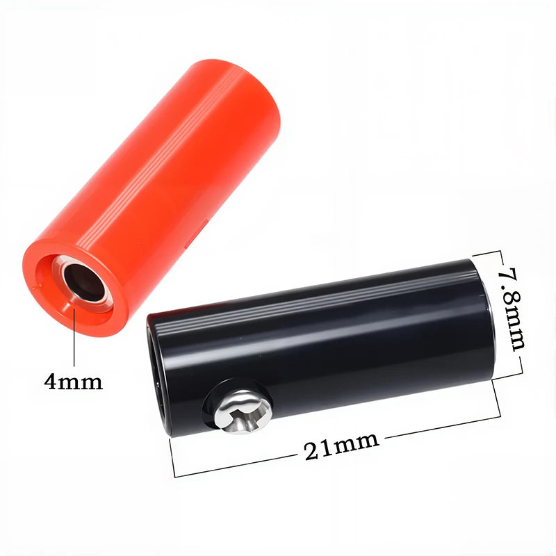 10Pcs 4mm Banana Socket 4mm Banana Plug Female to Female Jack Connector Audio Extension Adapter