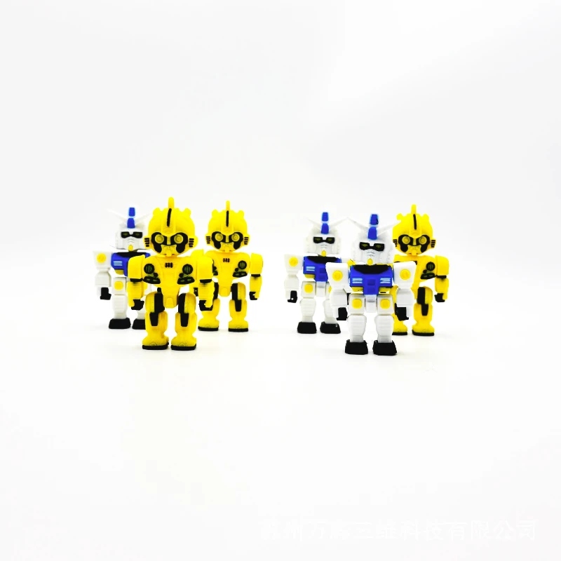 New Multi-joint Movable 3D Printed Mini Robot, Cute Stress-Relief Sensory Toy, Fun Home Decoration, Desktop Ornament & Doll Gift