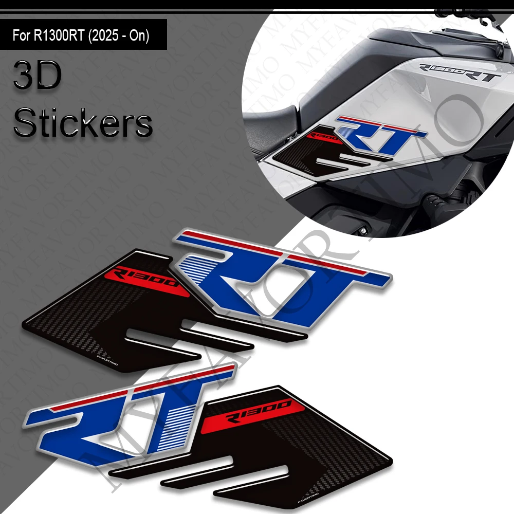 

2025 2026 Motorcycle For R1300RT R 1300 RT R1300 Tank Pad TankPad Cap Grips Gas Fuel Knee Stickers Decals Protection