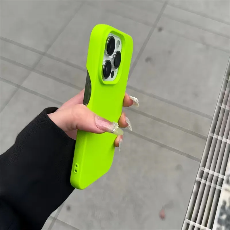 Capa de telefone macia ultrafina doce fosca para iphone 17 11 12 13 16 15 pro max 17 plus silicone à prova de choque capa traseira