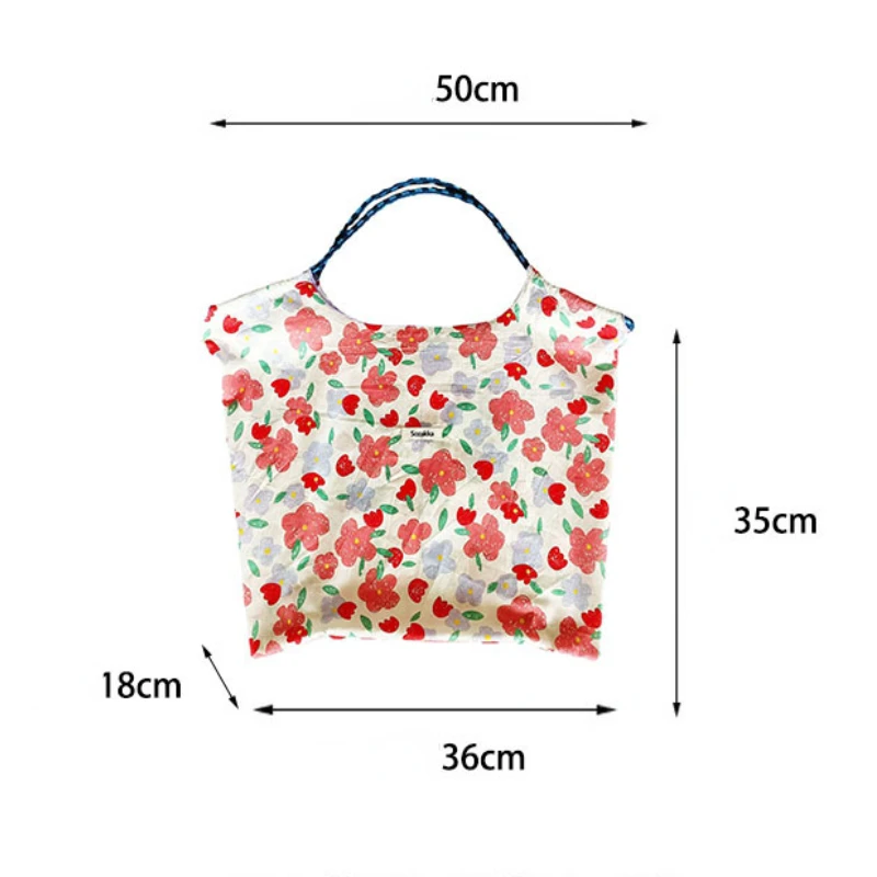 Youda New Style Fashion Vintage Floral Cotton Fabric  Shoulderbage for Women Large Casual Capacity Shopping Tote Bags Hand Bag