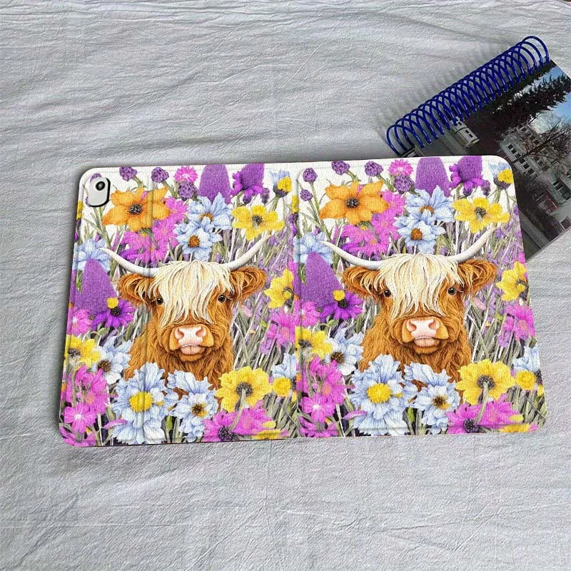 

Чехол для планшета с рисунком аниме «Корова» для iPad Pro Air Mini 1 2 3 4 5 6 7 7th 8th 9th 10. 11th 10.2 9.7 10.5 10.9 11 12.9