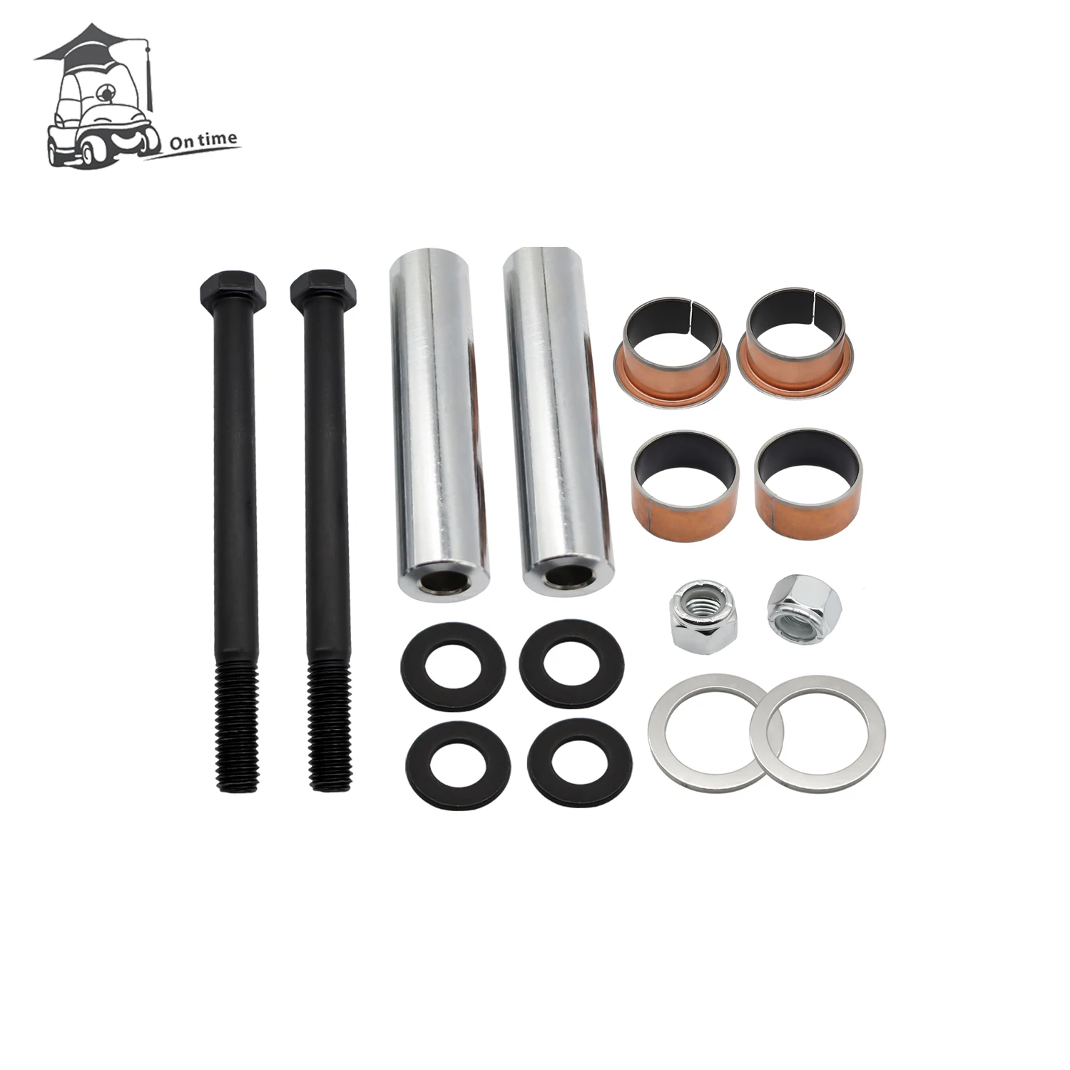 EZGO TXT/PDS Golf Cart Bushing Spindle King Pin Tube,Claw Copper Sleeve Kit #70648-G01 70749G01 70745G01