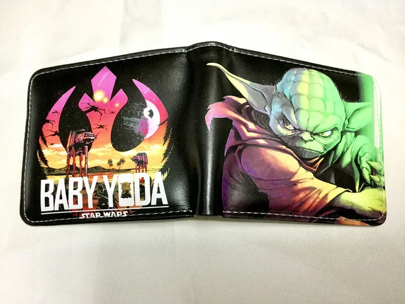 Baby Yoda, Yoda, short wallet, movie accessories, Star Wars, students, office workers, wallet card bags