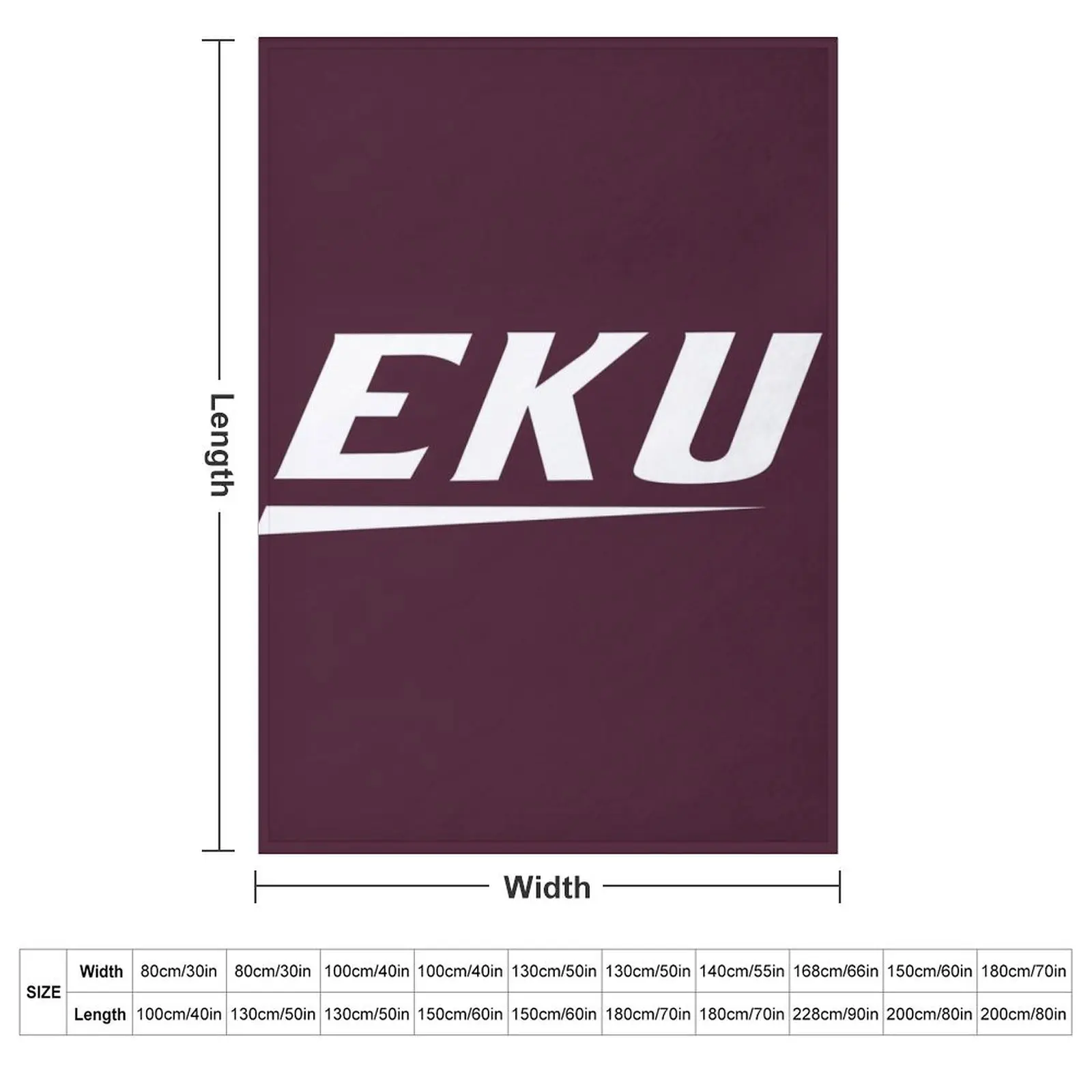 Eastern Kentucky Colonels Throw Blanket Blankets For Sofas Kid'S Decorative Sofas Soft Plaid Flannel Fabric Blankets
