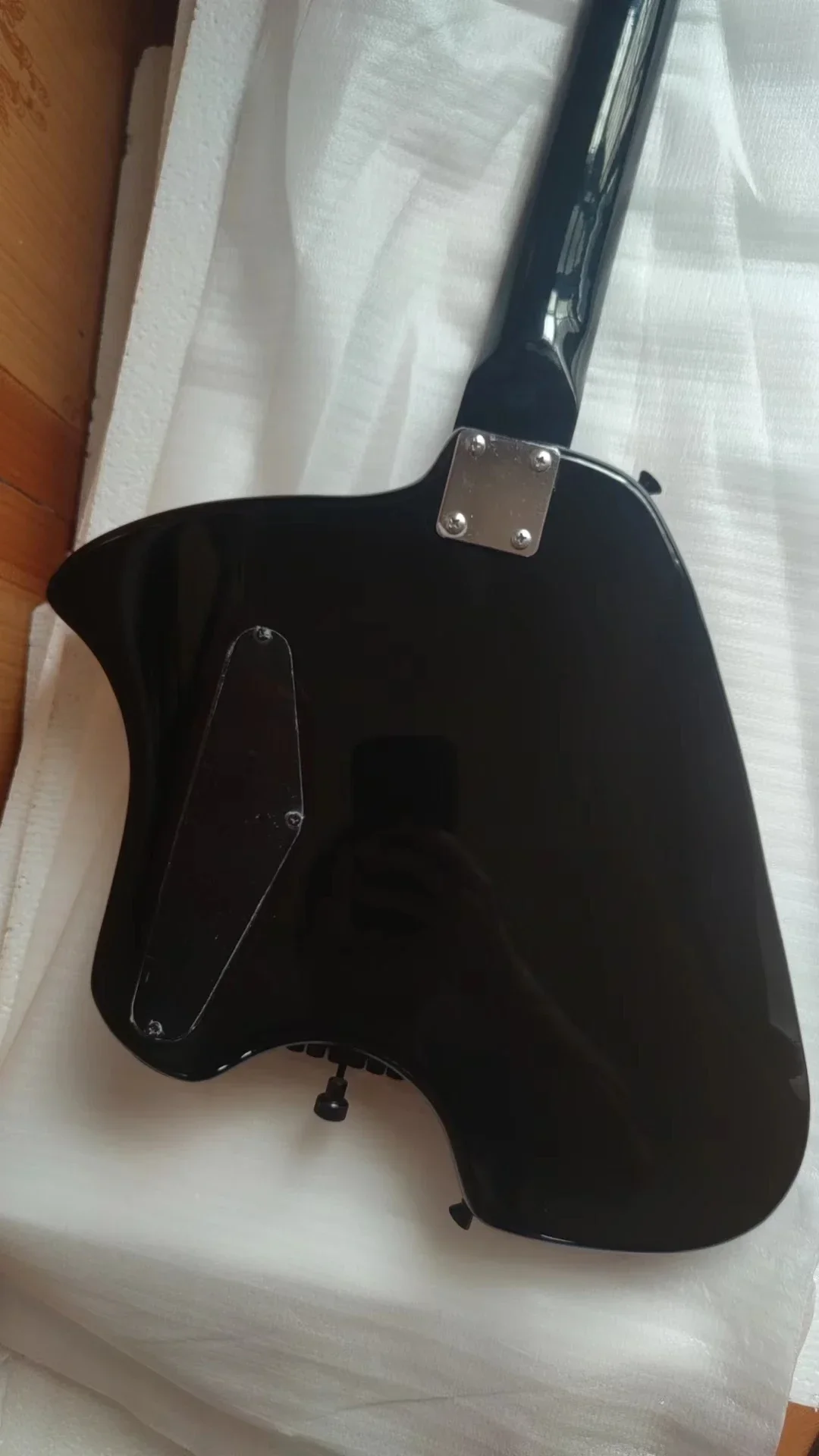 Handmade black headless guitars,Real picture