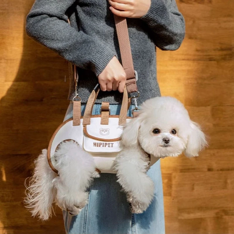 

Рюкзак с подъемником для собак, слинг-переноска для маленьких собак с ручкой, поводок, коробка для переноски домашних животных, принадлежности для переноски кошек на открытом воздухе