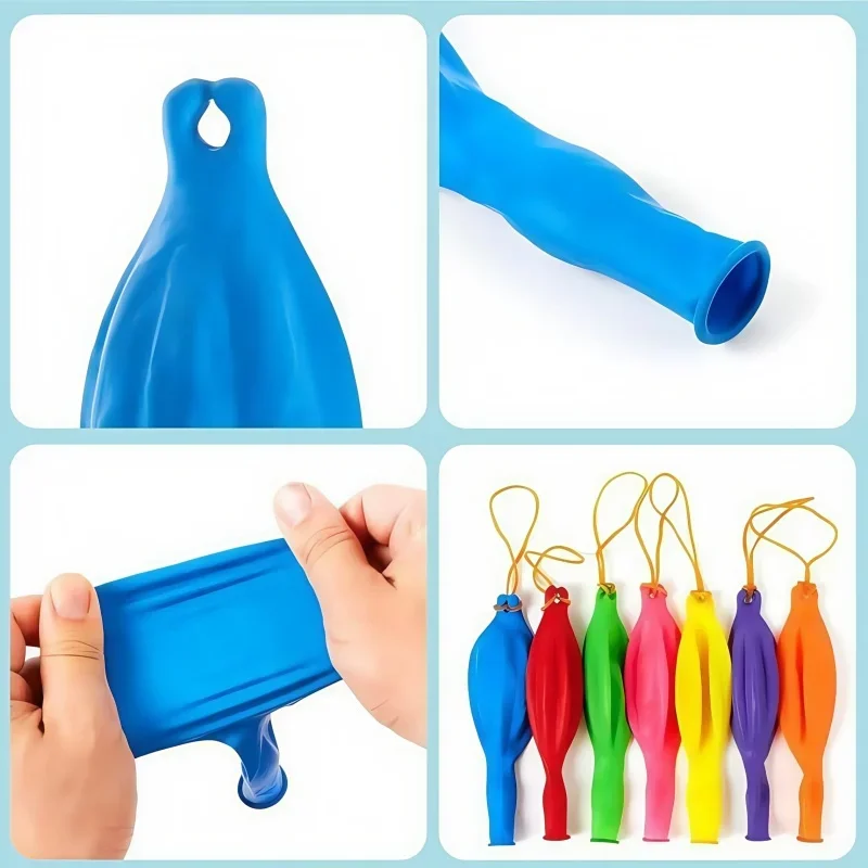 مجموعة بالونات الهالوين مكونة من 20/50 قطعة - بالونات لاتكس سميكة قابلة لإعادة الاستخدام للتدريب على التنسيق وألعاب حفلات الأطفال والديكور #5