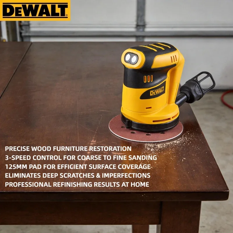dewalt-20v-brushless-orbital-sander-multifunctional-wood-metal-polisher-waxer-grinder-with-powerful-motor（only-tool）