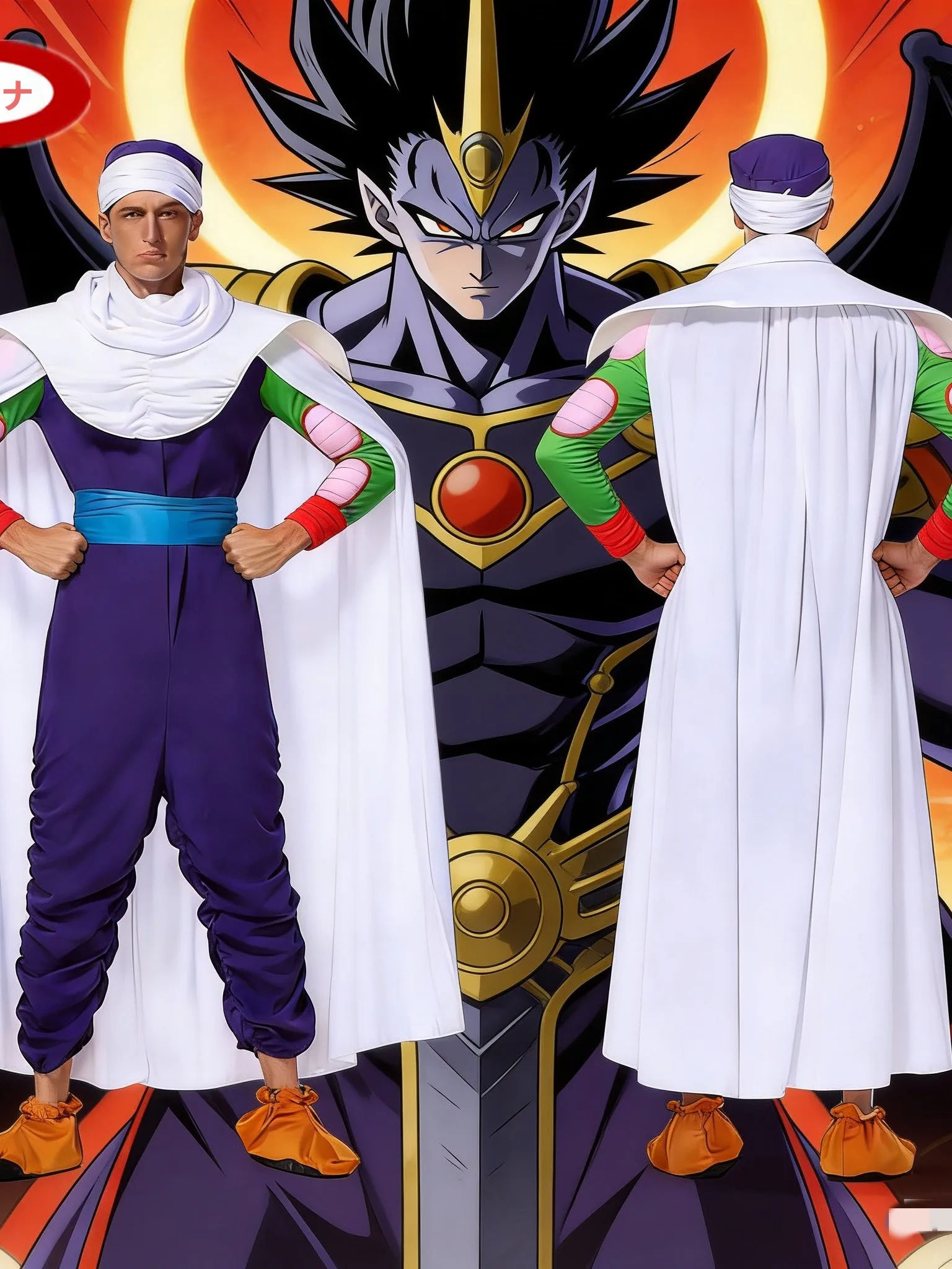 

Halloween Cartoon Turtle Cosplay Performance Costume Bikemon King Goku Turtle Sage Costume Polyester Fiber