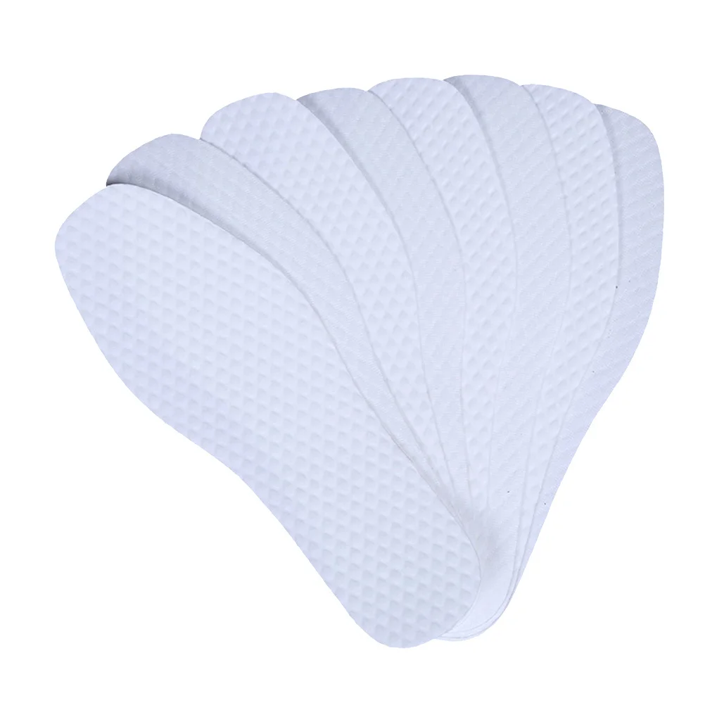 

10Pairs Breathable Insoles Anti-Odor Sports Arch Support Ergonomic Design Solution Pads Size 45 White
