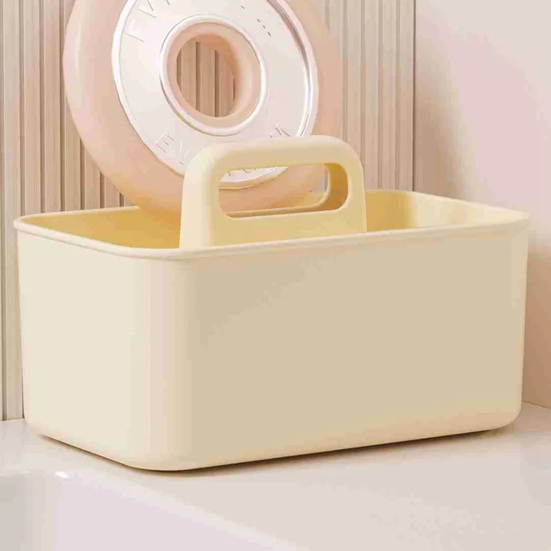 A69enursing Box, Portable Bath Basket, Household Baby Supplies, Bedside Diaper And Pad Storage Box With Compartments