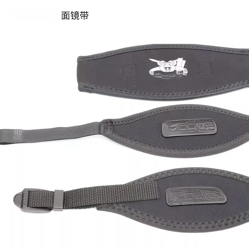 Diving mirror strap, adjustable webbing, Velcro mirror strap