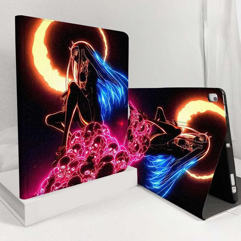 

Darling In The Franxx For iPad Pro Air Mini 1 2 3 4 5 6 7 7th 8th 9th 10th 11th 10.2 9.7 10.5 10.9 11 12.9 13 Inch Tablet Case