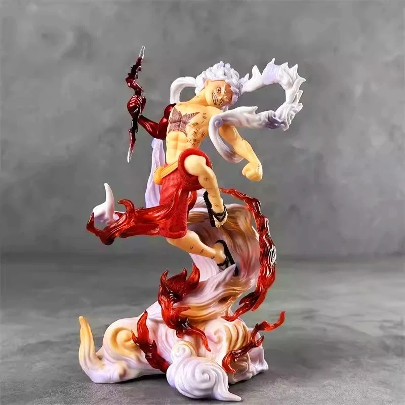 Figura de acción de One Piece Onigashima Nika Luffy, 3 formas de mano intercambiables, modelo de Anime, juguete, exquisita estatua de Pvc, regalo para seguidores Deco