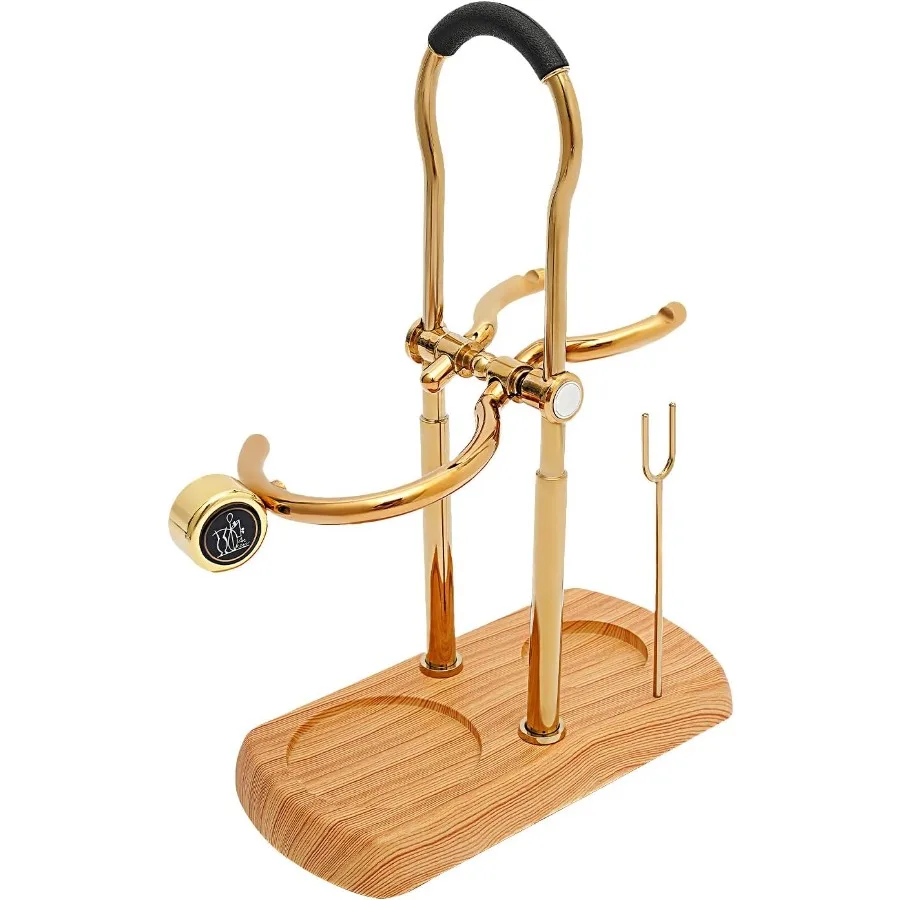 ماكينة صنع القهوة سيفون أنيقة على الطراز القديم مع لمسات ذهبية للاستخدام المنزلي والمقهى، تجربة تخمير ممتازة مع درجة حرارة تلقائية #4