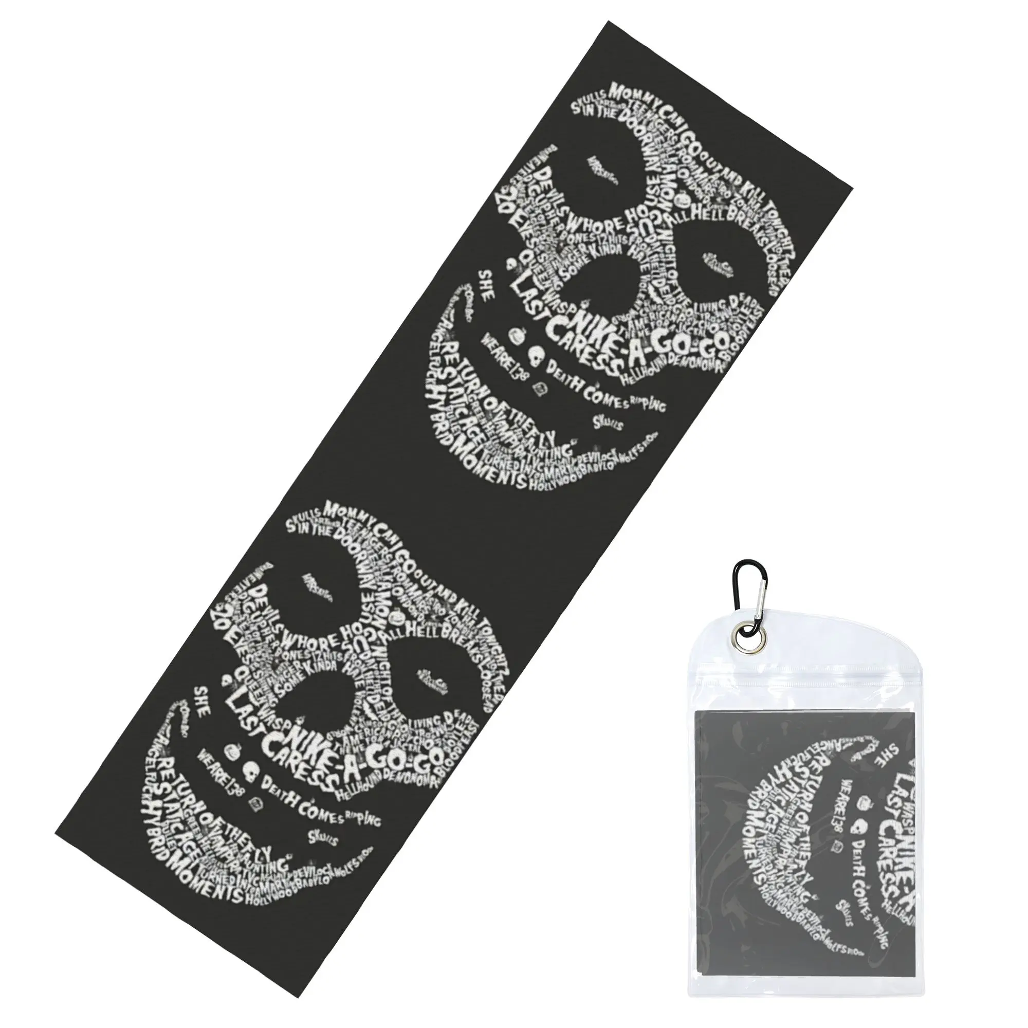 Horror Punk Rock Band Misfits Towel Quick Dry  Super Soft  Fitness and Outdoor Activities Towels