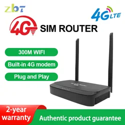 Módem enrutador inalámbrico 4G, Wifi, tarjeta Sim, 300Mbps, EC200AEUHA, módulo LAN WAN, 4GHz, 2,4 GHz, enrutador de red de antena para casa