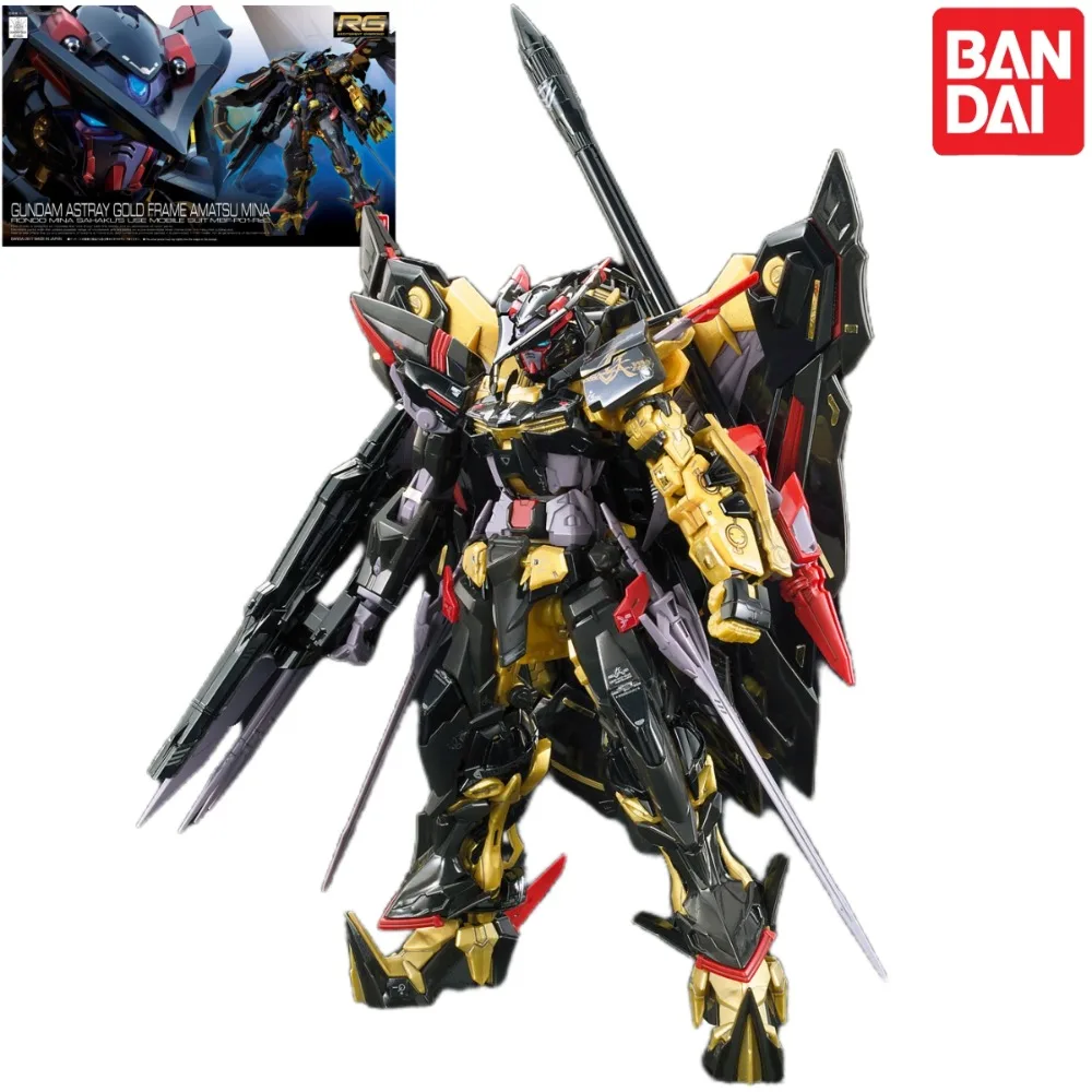 

Bandai Anime Model Original Genuine RG 1/144 Gundam ASTRAY GOLD FRAME AMATSU MINA Toys Action Figure Gifts Collectible Ornaments