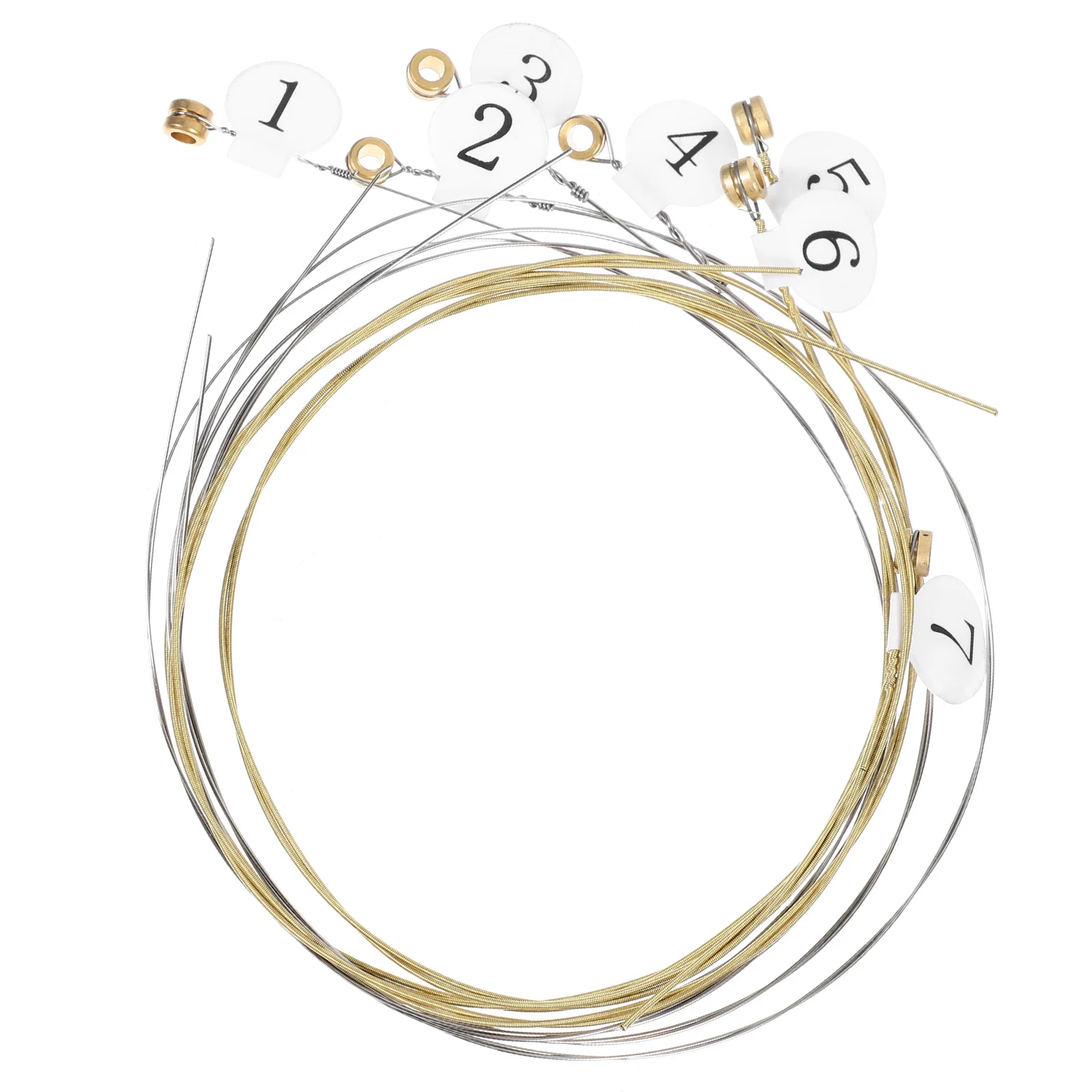 

7 Metal Replacement Kit For Accessories Durable Rich Tone Long Lifespan Spare Strings Parts Repair 7 String Lyre Accessories