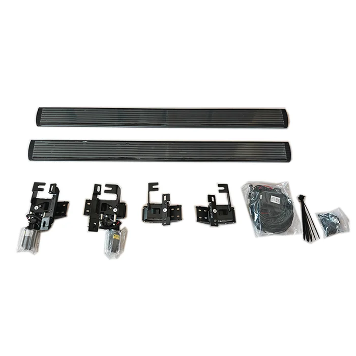 Electric Retractable Side Steps, Non-Slip Automatic Power Running Boards for Jetour Traveler 4x4, Direct Bolt-On Aluminum, Matte