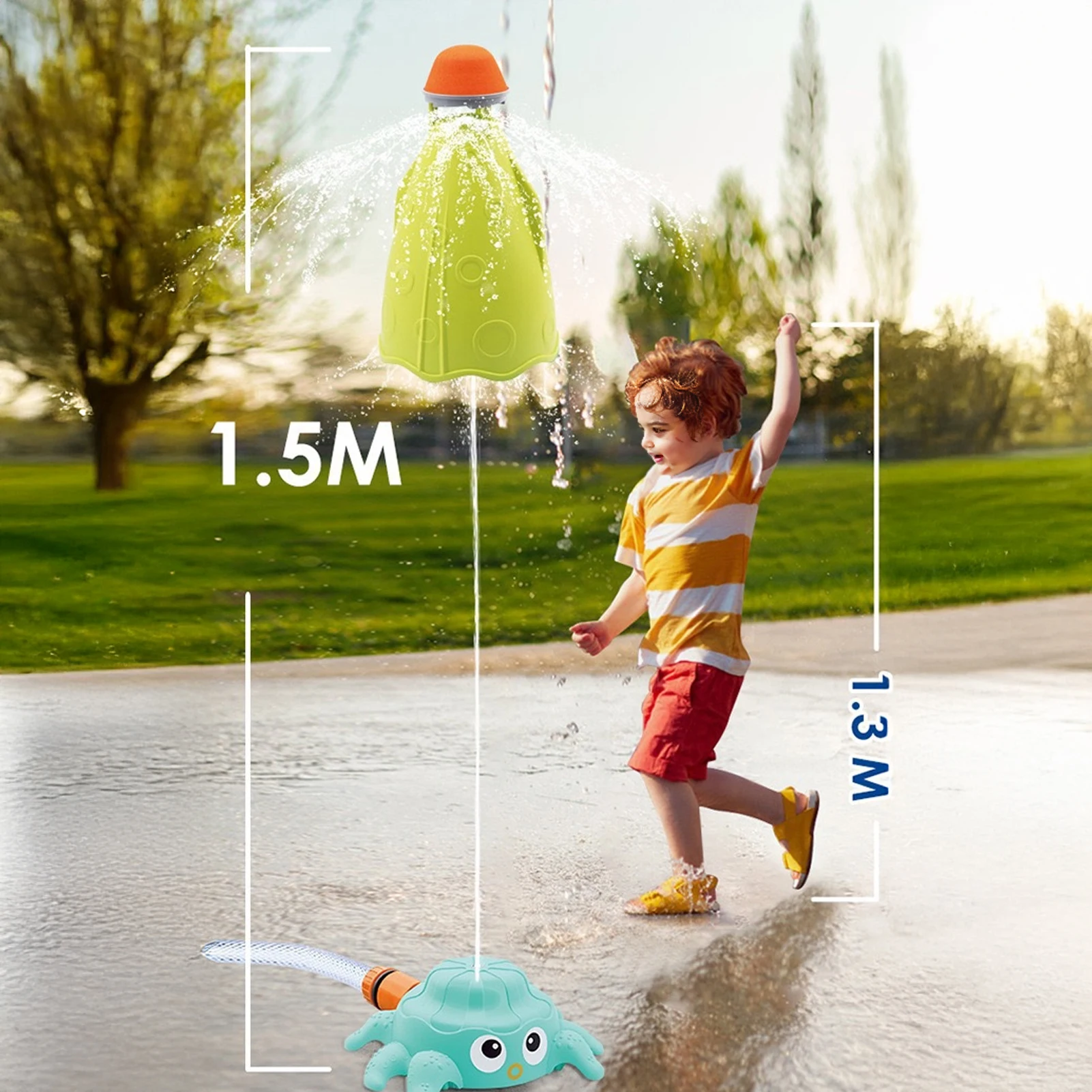 1 Set Per Bambini All'aperto Polpo Spruzzo D'acqua Giocattolo Acqua Scena Rotante Giocattolo Sprinkler Set Collezione Regalo Per Bambini Ragazzi Ragazze Fuori
