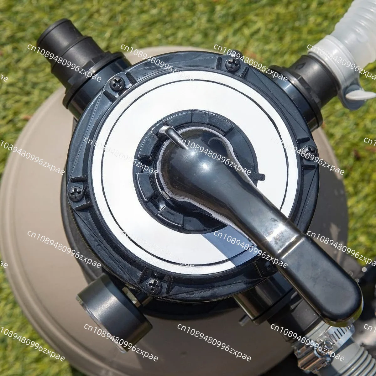 Swimming pool water treatment equipment sand tank filter, landscape water fish pond circulation filtration system