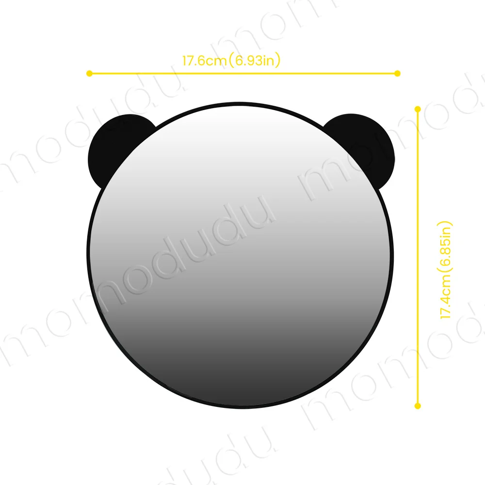 1 PC Round Shape Shatterproof Baby Car Mirror Safety  For Rear Facing Infant With Wide Larger Crystal Clear View