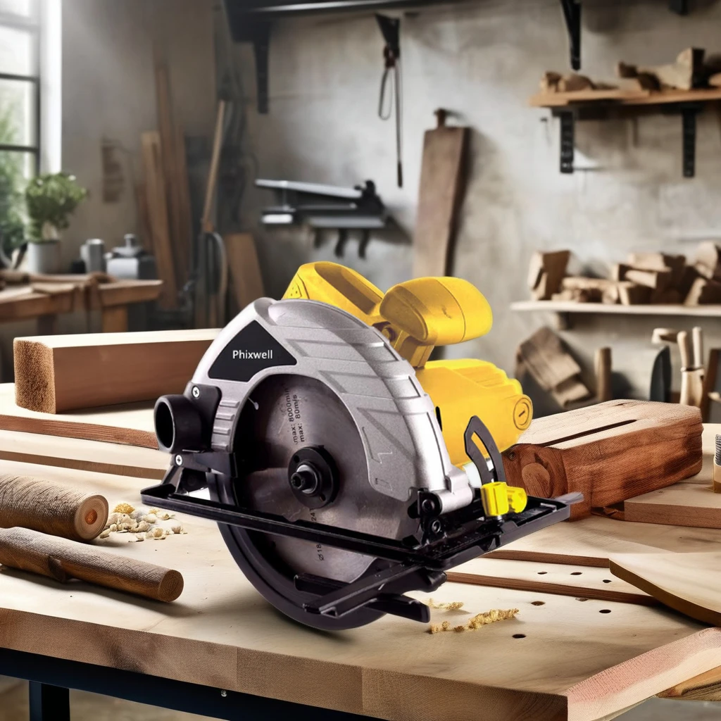 Electric Wood Industrial & DIY Portable 185mm Application 45 Degree Cutting Angle Metal Circular Saw power tools factory