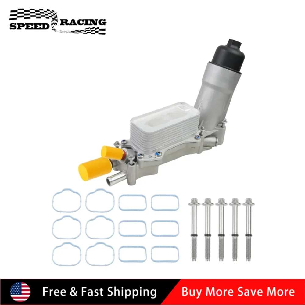 

68105583AF 3.6L Engine Oil Cooler Oil Filter Housing Adapter Fit for Dodge Charger Jeep Wrangler ，2011-2016 Chrysler 200 300