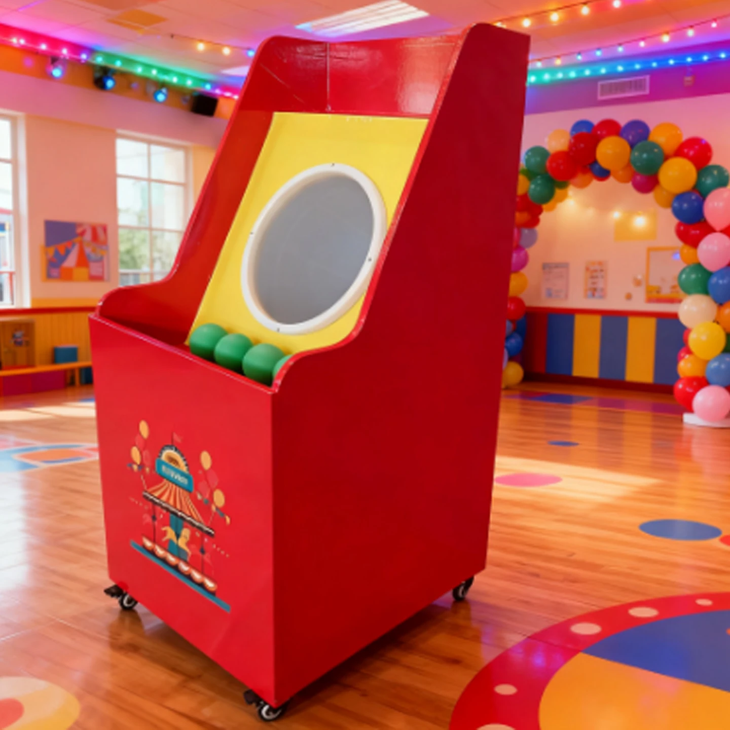 Empty Bucket Pitching Skillful Pitching Stall Game Carnival Games Interactive Games Event Games