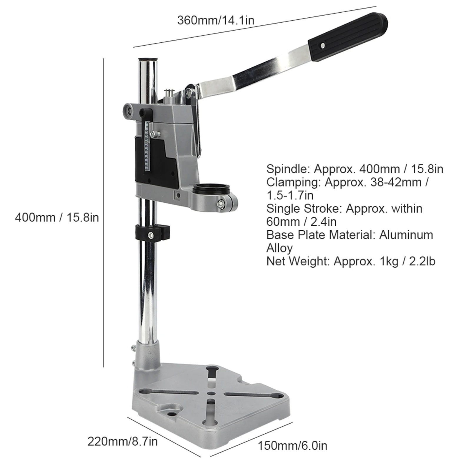 Multi‑Function Electric Drill Stand Grinder Bracket Clamp Bench Workbench Rotary Tool