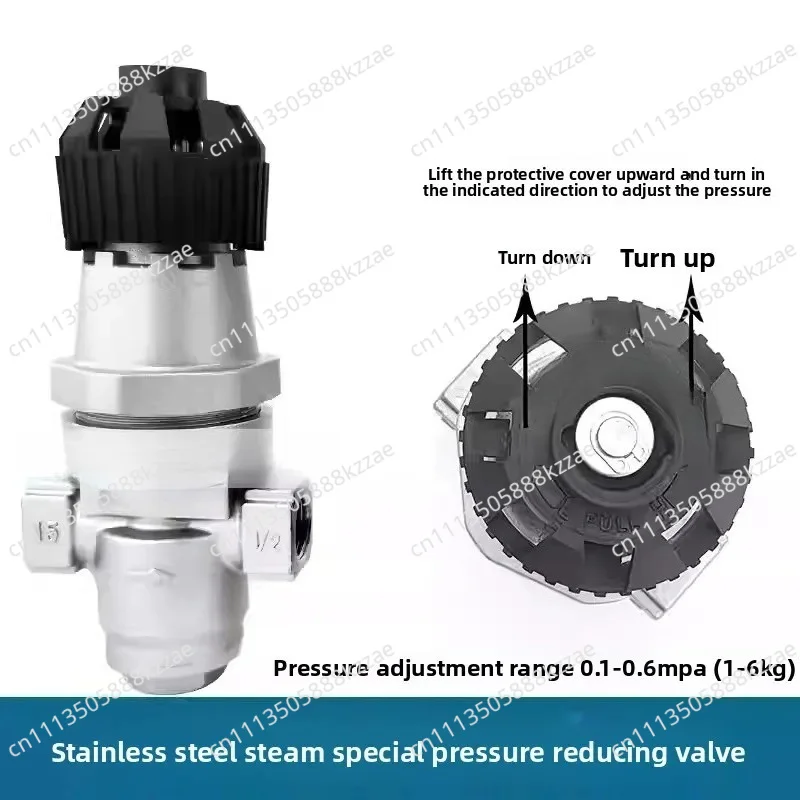 Y14H-16P Air Pressure Reducing Valve, Threaded Wire Port, Stainless Steel Bellows, High-Quality Pneumatic Regulator
