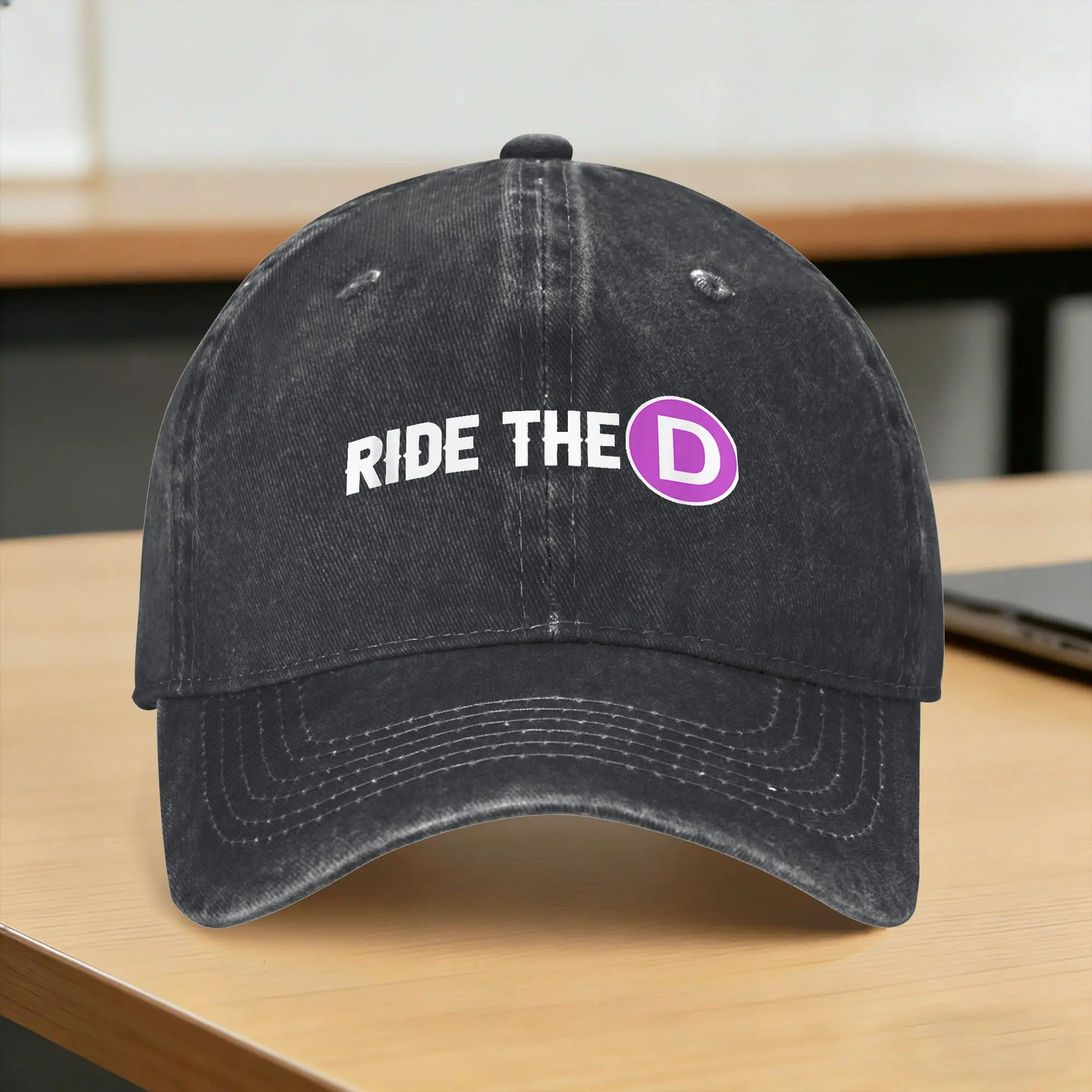 Washed Baseball Cap Metro Ride The D Spring Trucker Hat For Men Adult  Stylish Hunting Camping Sun Baseball Caps