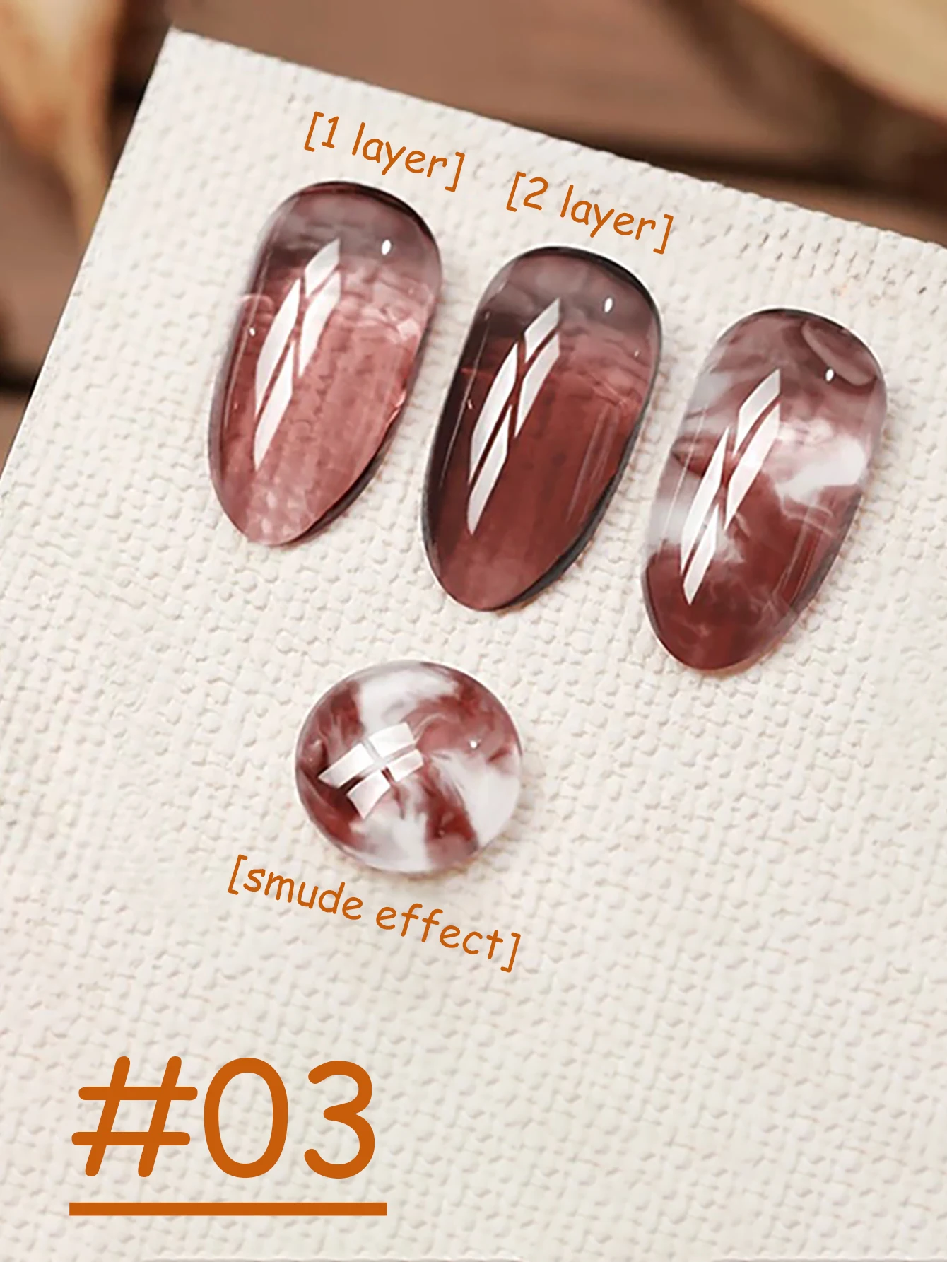 1-12 stücke WS Weihnachten Nagel Eis Transparent Schildkröte Bernstein Gel Nagellack Beliebte Bleaching Braun Orange Nagel Salon Nagel liefert – Detail 11