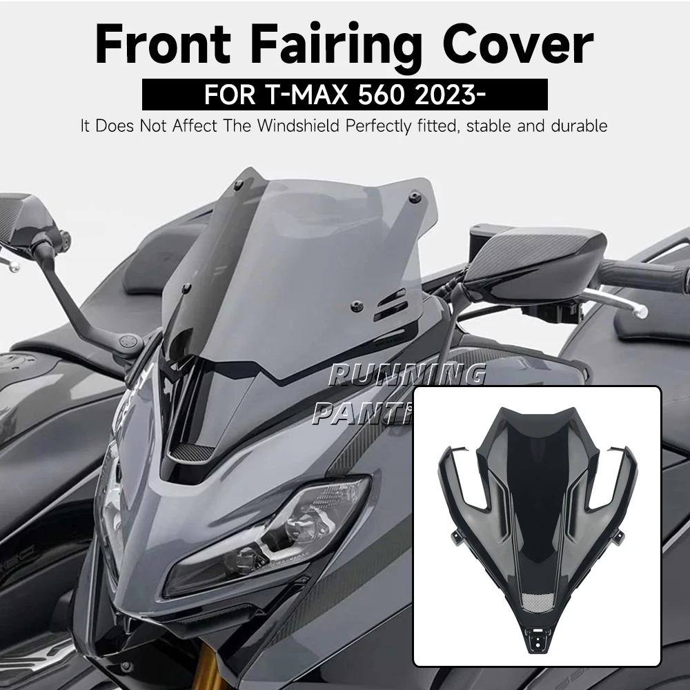 

New Motorcycle Front Upper Fairing Nose Cover Cowl Panel Wind Deflector For Yamaha T-Max 560 Tmax 560 T-MAX560 TMAX560 2023 2024