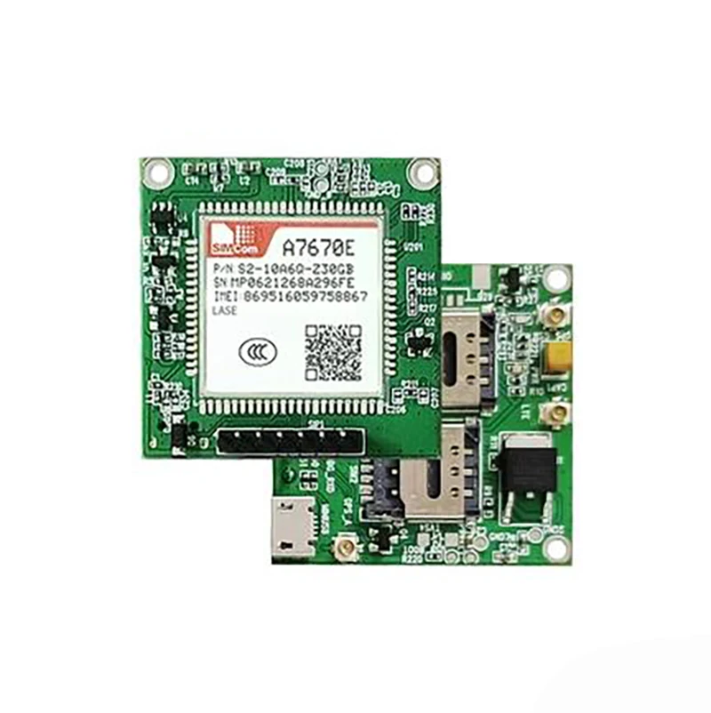 SIMCOM Development Breakout Board  A7670E CAT1+4G+GPRS Core Testing Board