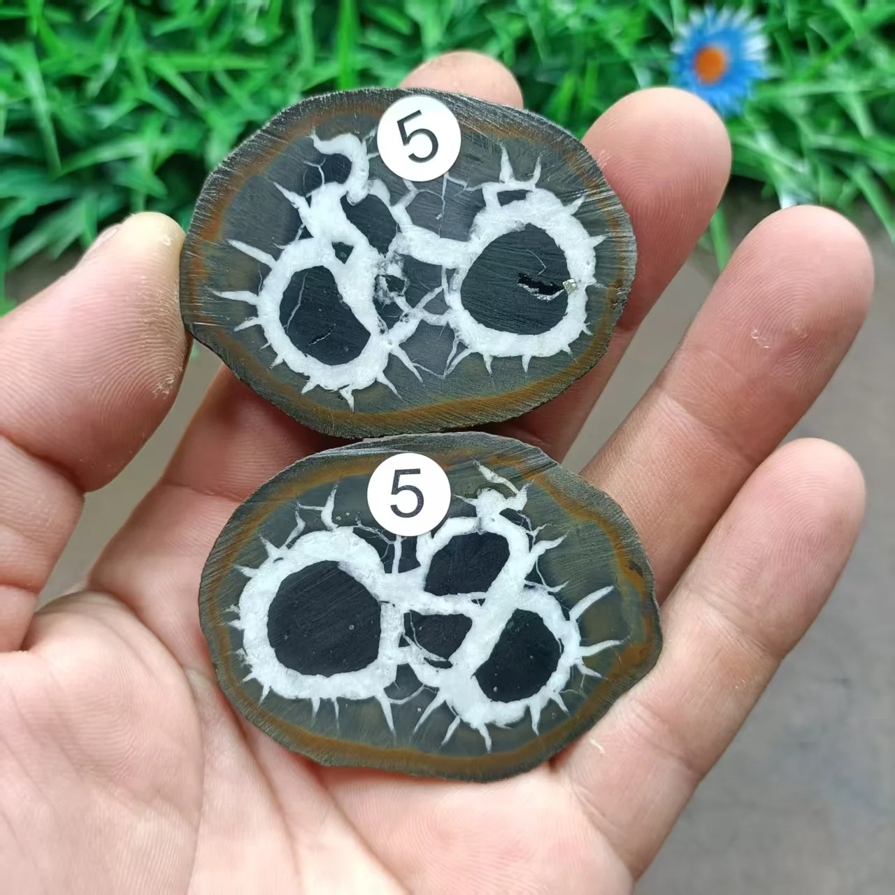 A3 Natural Moroccan stone decorated gemstone Spiritual Chakra Reiki meditation Healing Crystal ornament