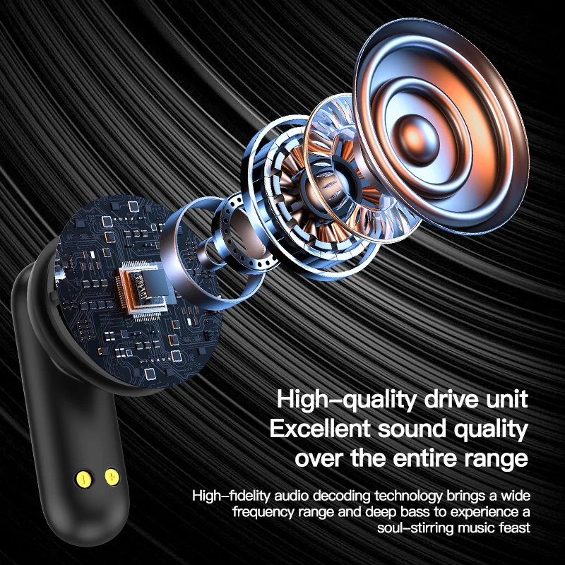 Razer سماعة رأس بخاصية البلوتوث داخل الأذن HiFi ستيريو لعبة سماعات مقاومة للماء سماعة أذن رياضية لاسلكية مع ميكروفون سماعات أذن